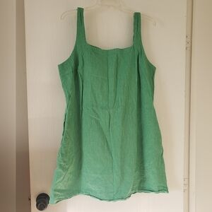 A New Day Ladies Size XL Green Midi Dress With Pockets